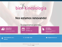 Tablet Screenshot of bienkinesio.com